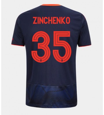 Nottingham Forest Oleksandr Zinchenko #35 Tredje trøje 2025-26 Kort ærmer